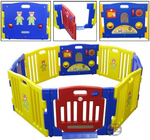 JB Baby Playcenter Kids Playpen 8-Panel