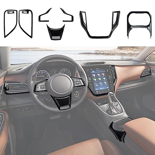 Accesorios interiores 4 piezas fibra carbono Subaru 2020-2025 miniatura 1