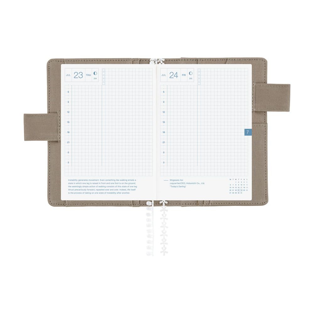 Hobonichi Techo A6 - Funda para agenda de iyo okumi: A Story About Me (tamaño original, solo portada)