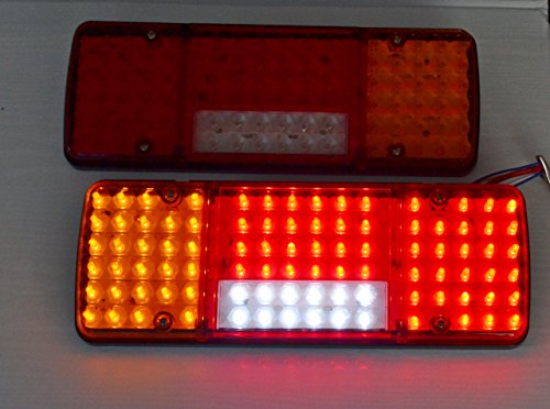 2x 24 V Posteriore Coda Luci LED 5 funzioni ultra