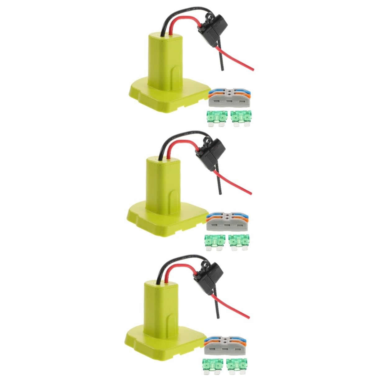 Angoily 3piezas Adaptador De Batería para Conector De Salida para Juguetes Eléctricos y Dispositivos De Alta Potencia Compatible Baterías Litio Fácil Instalación y Uso Prolongado