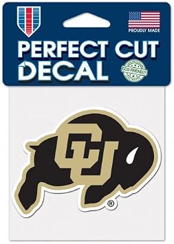 Wincraft Colorado Buffaloes 4"x4" Die Cut Decal - Buffalo