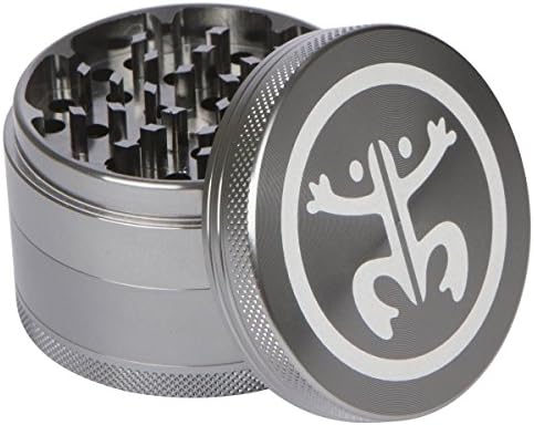 Titanium Herb Grinder 4 piece (2.5 Inches) with Pollen Catcher