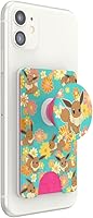 Vista 9 de PopSockets Cartera para teléfono con soporte expandible, tarjetero para teléfono, Pokemon - Eevee Evolution Party
