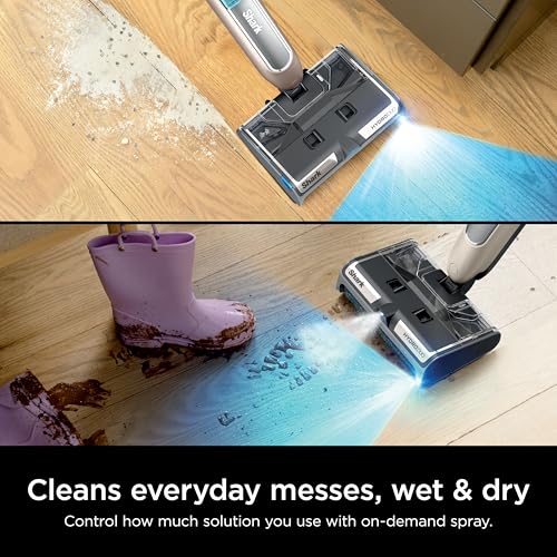 Image of Shark WW201 HydroDuo with Dirt-Reveal Technology, Cordless, Hard Floor Cleaning System, Wet & Dry Debris Pickup, Mops & Scrubs All at Once, Hardwood, Tile, Laminate & Stone, Stone Metallic (Renewed)
