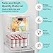 HOLYHY Medicine Lock Box for Safe Medication Storage, Large Refrigerator Lockable Storage Box for Kitchen Food Safe, Phone Jail iPad Tablet Lock Boxes for Kids Home/Office (Clear)