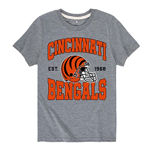 Junk Food NFL - Cincinnati Bengals Team Helmet Kids SS T-Shirt Grey by Junk Food - Used condition - Image 5