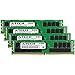 A-Tech 128GB Kit (4x32GB) DDR4 2400MHz PC4-19200 ECC RDIMM 2Rx4 Dual Rank 1.2V ECC Registered DIMM 288-Pin Server & Workstation RAM Memory Upgrade Modules (A-Tech Enterprise Series)