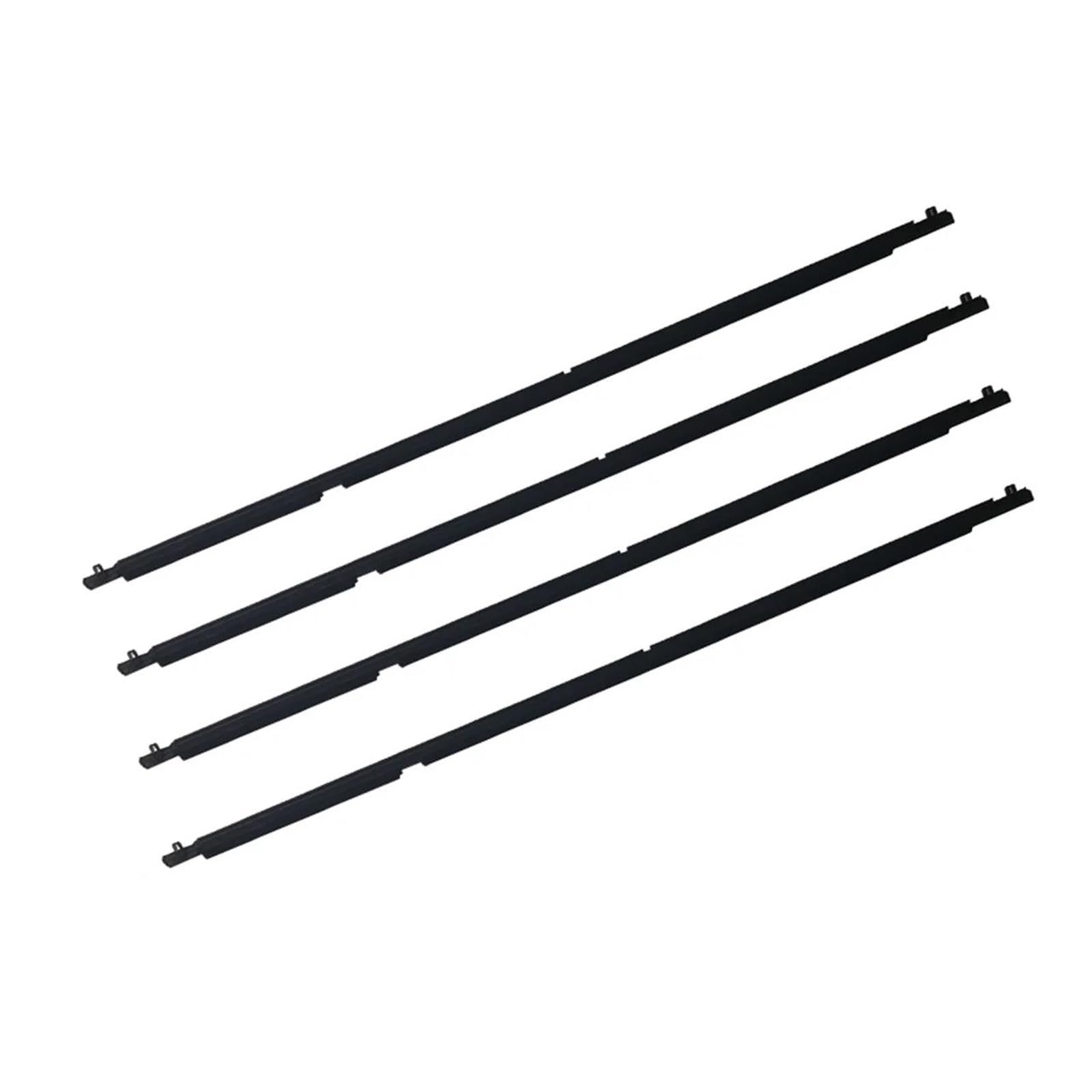 Jbpihzt One Color 4Pcs Car Outer Windows Weatherstrip Waterproof Pressure Strip Sealing Belt Moulding Trim For Mazda 6 Sedan 2004-2012