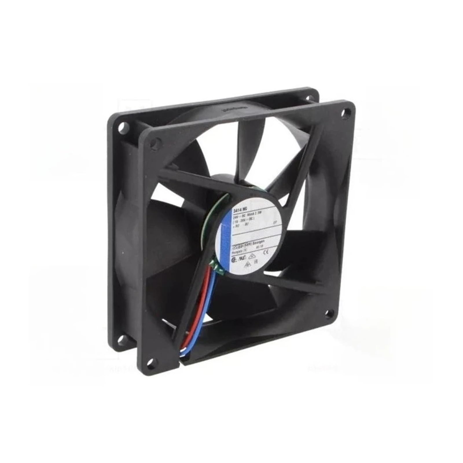 Ventilador 3414NG axial de 24V idóneo para equipos industriales y sistemas de ventilación