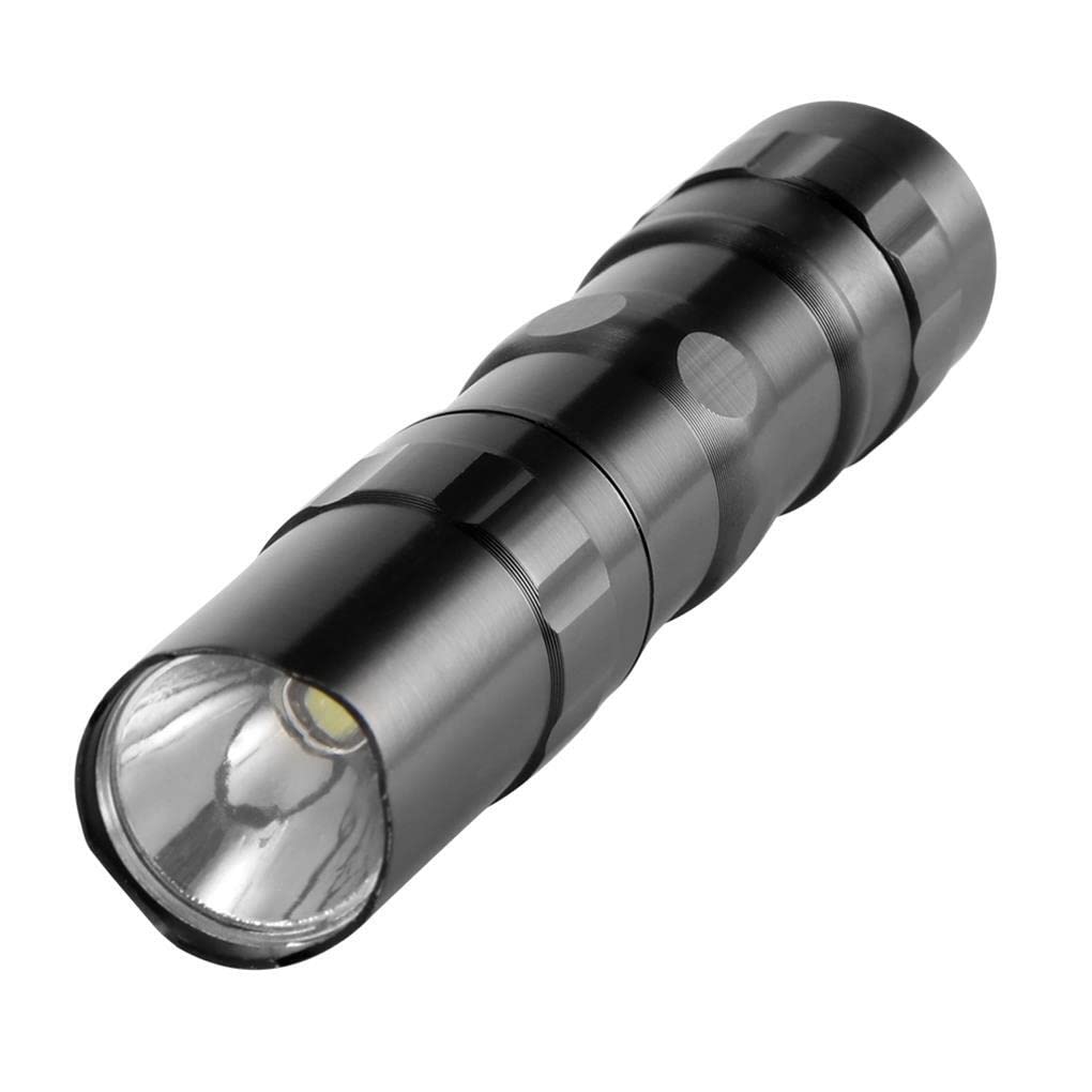 Ailan LED Mini-Taschenlampe – Wasserdicht, Aus Aluminium, 9,4 Cm, Mit 1x AA-Batterie (ohne Batterie)
