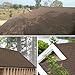 Roofing Shingles for Roof House Repair Tiles Shed Decor,Asphalt Shingles (Brown 3-Tab) 8PCS,39.4