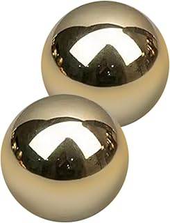 TOVINANNA 2pcs Brass Exercise Ball Metal Massage Balls Exercise Metal Balls Massage Rolling Balls Wrist Exercise Balls Brass Hand Balls Hand Massager Hand Exercise Massage Balls Sports China
