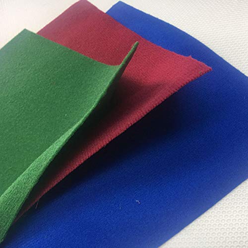 Jianwei Billiard Cloth Pool Table Felt - Standard Durable Hotel 7 8 9Ft Pool Cloth Professional Billiard Snooker Cloth Felt(Blue,Size:8Ft) #TOP7