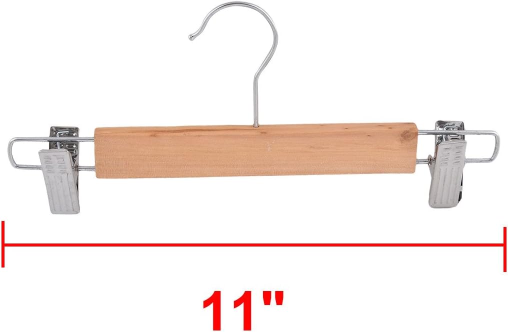 Wood Household Good performance Towel Coat Skirt Clothes Hanging Hanger Rack 10pcs Wood Color (id: 9d3 18c de4 3f9 42d