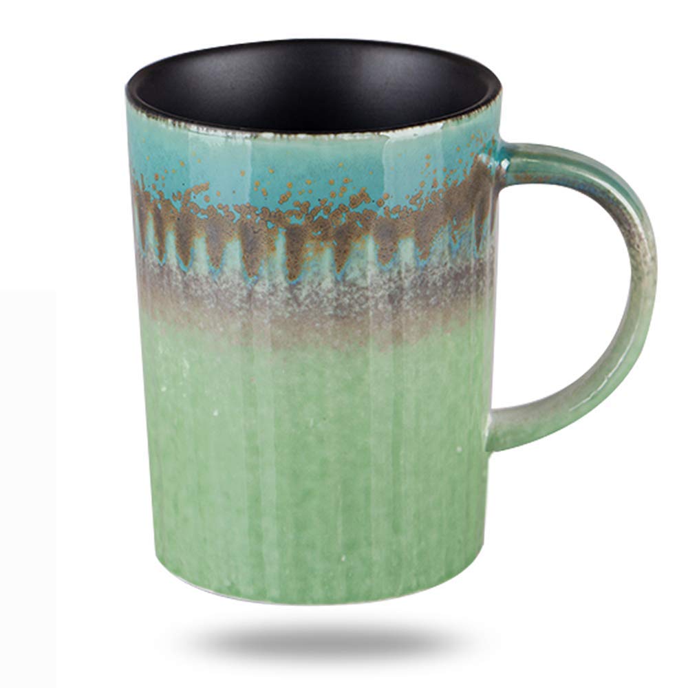 Handmade Pottery Coffee/Tea Mug Polish - 15oz Rustic Stoneware Ceramic Cup Clay Art by Oojdzoo