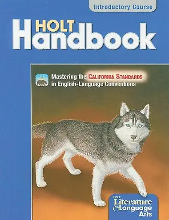Holt Handbook California Student Grade