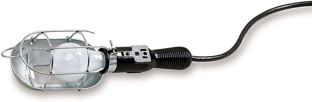 Economy Cord Reel - Cable Length 30' - 16/3 Sjt Cable - With Trouble Light And Plug - Color: Yellow Case, Black Cord.