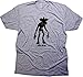 Daft Threads ~ Stranger Demogorgon Things T-Shirt & Hawkins Eleven Sticker Athletic Heather (Youth Medium)