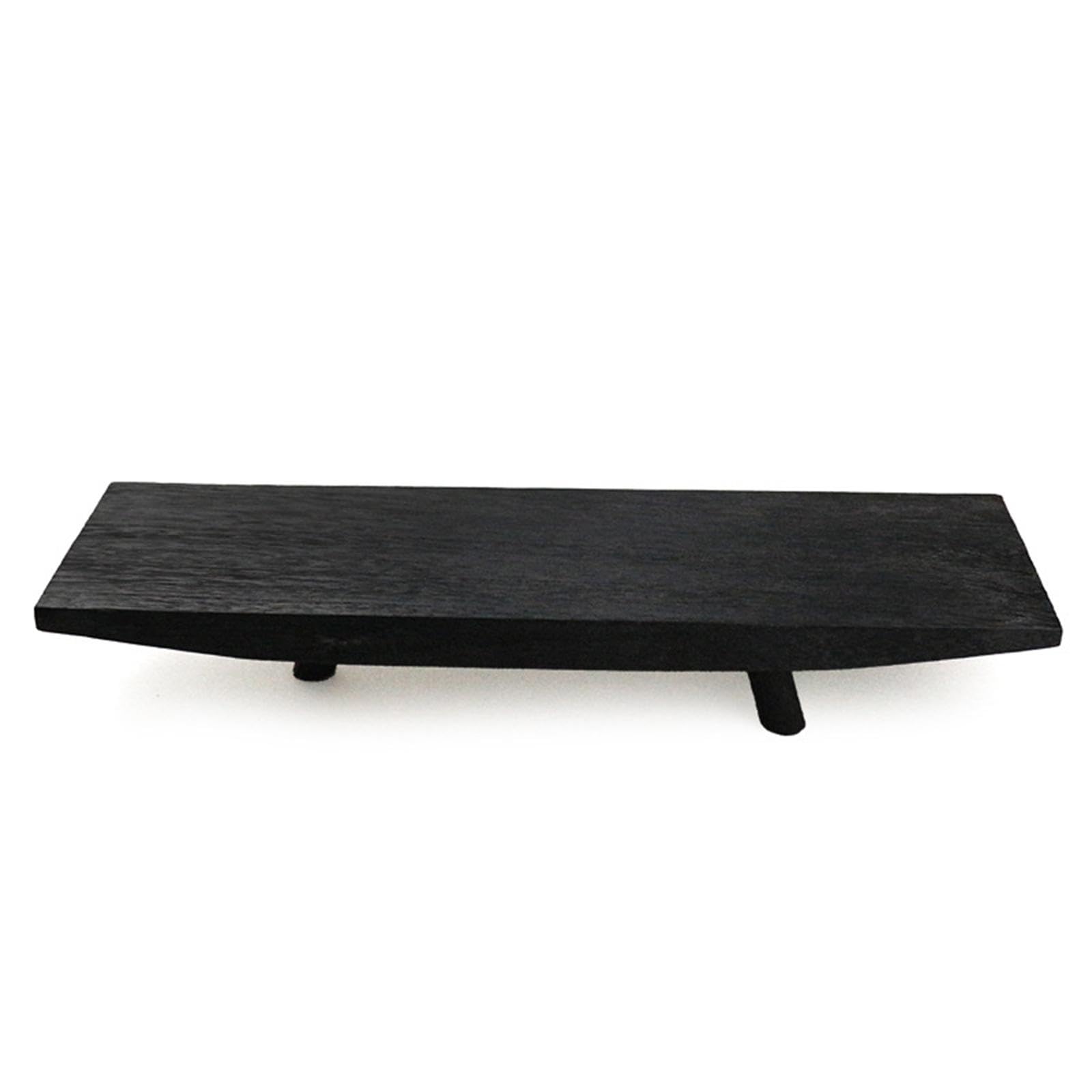 Bandeja de Almacenamiento de Madera Estilo Rústico, Bandeja Multiusos para Aperitivos Y Pan, Decorativa para