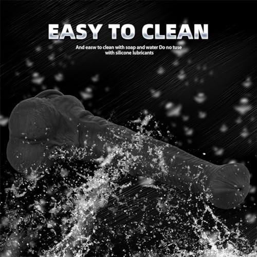 Seckoe Horse Dildo Realistischer Dildo Animal Analdildo Monster Analplug, Riesen Größe mit Starkem Saugnapf, Flexibles Sexspielzeug mit Pferde Großem Penis, Männer Frauen Masturbieren Sextoy. (M) – Bild 6