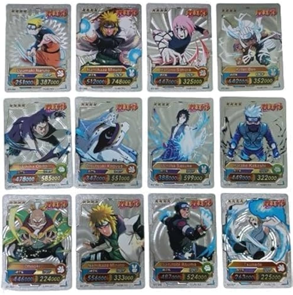 ナルト Cardgame PRカード DZLING Naruto Anime Card Deck, Collectible Playing Foil Cards