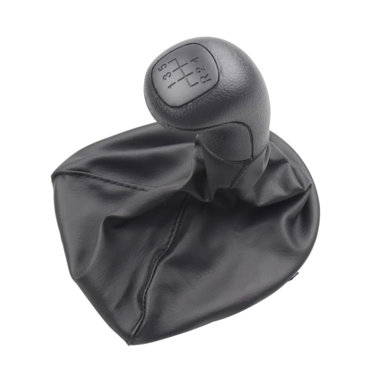 QMTVFSRH Car Gear Shift Knob 5-Speed Gear Shift Knob with Boot for Benz for VITO 638 W638 Black Car Accessories