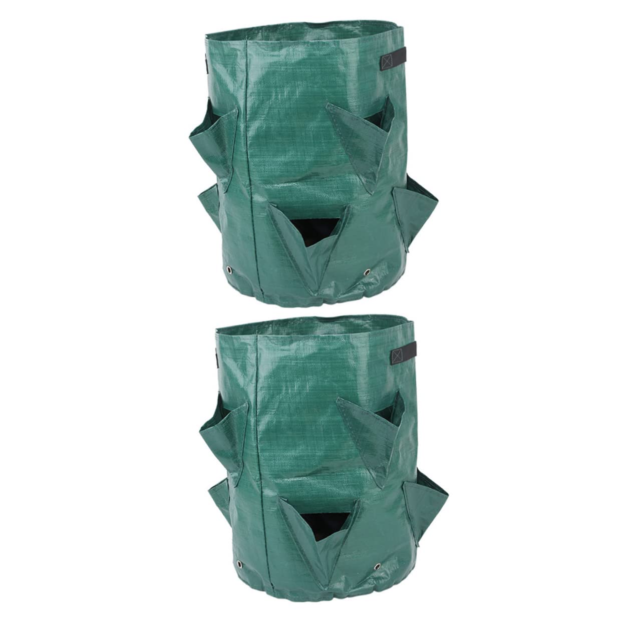 Toyvian 2 Series Bolsa De Crecimiento De Plantas De Fresas Bolsa De Transpirable Jardín Plantas Macetas 2 Piezas*2