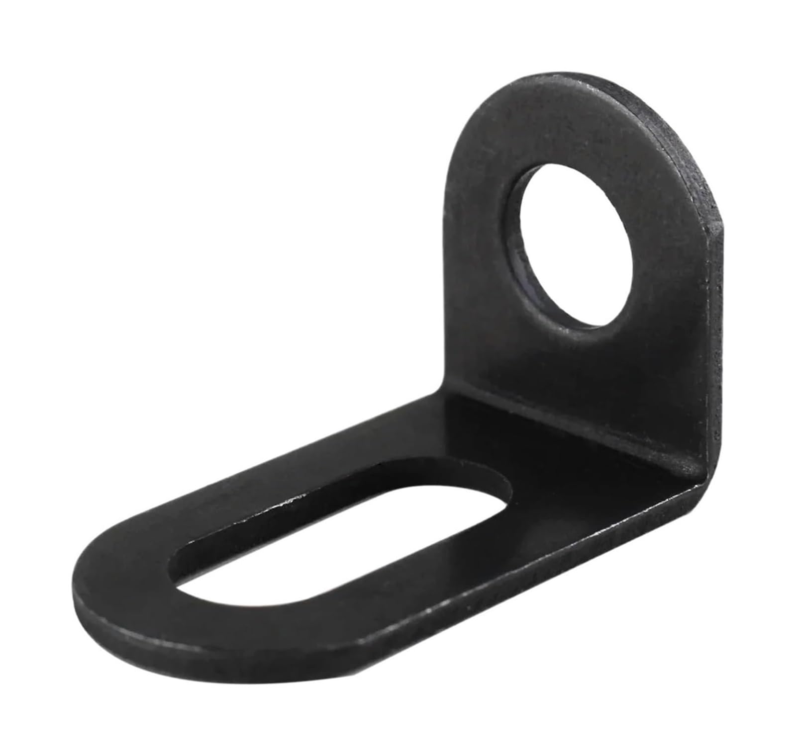 Opeximatun Black 10Pcs Angle Brackets, L Brackets, Adjustable Iron Right Angle Brace, Shelf, Board Support(Black 10Pcs)