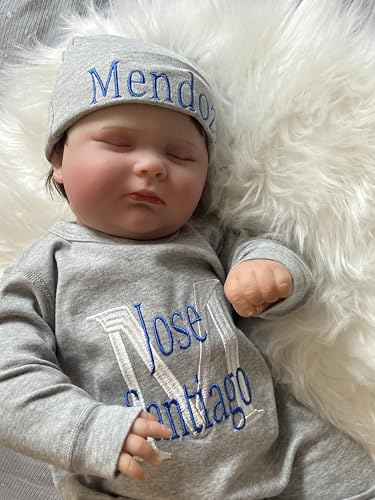 Personalized Newborn Baby Coming Home Outfit,Soft Sleepwear with Custom Name,Perfect Christmas Baby Shower Gift2