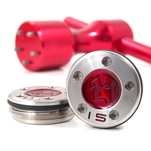 19th Hole Custom Shop 2 of 15g Red Scottie Dog Weight for Scotty Cameron Putters with Wrench Tool (Red)