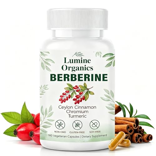 Lumine Organics Berberine Berberine 4-in-1 Non-GMO 180 Capsules (1)