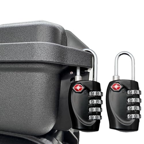 2 Pack TSA Approved Gun Case Locks - 4 Digit Travel Locks, Small Combo Padlocks for Pistol & Revolver Hard Cases by LAFENLIN - Used condition - US$13.87