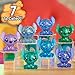 Disney Stitch Squish-a-Stitch Collectible Figures 3-Pack, 2-inch Mystery Glitter Figurines, Squishy Fidget Toys, Blind Box, Kids Toys for Ages 3 Up by Just Play