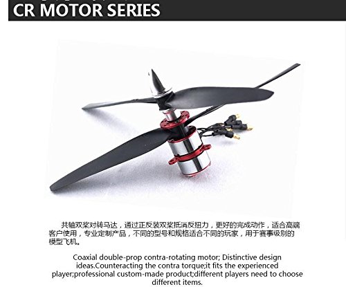 Contra-Rotating Motor CRM Motor CR23M 1550KV with Spinner and Prop