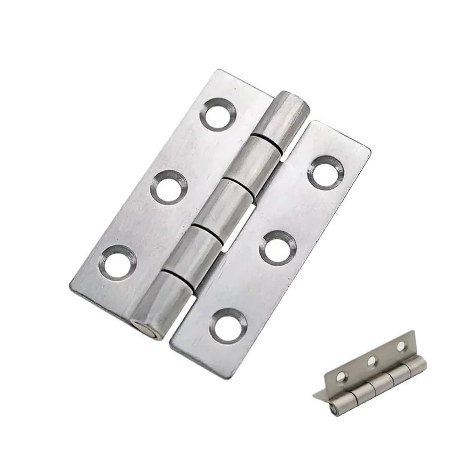 304 Stainless Steel Swing Door Load-Bearing Hinge Machinery Equipment Electrical Box Hinge 1Pcs