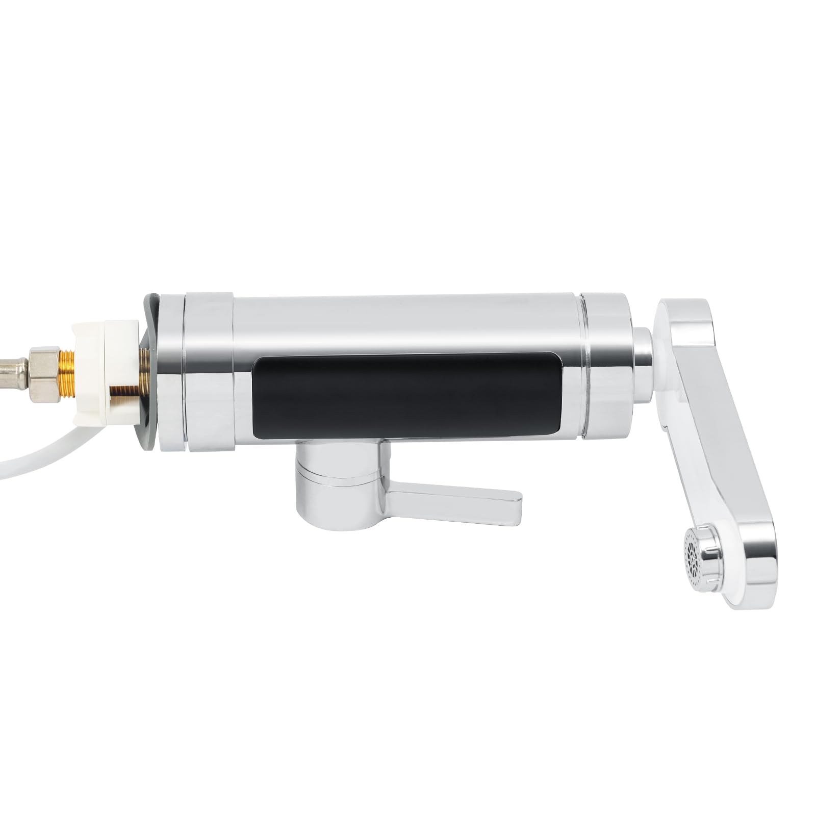 Robinet de chauffage électrique - 3000 W - Chaud instantané - Rotation à 360° - Avec affichage numérique LED - Affichage de la température - Robinet d'évier à une main pour cuisine, salle de bain -
