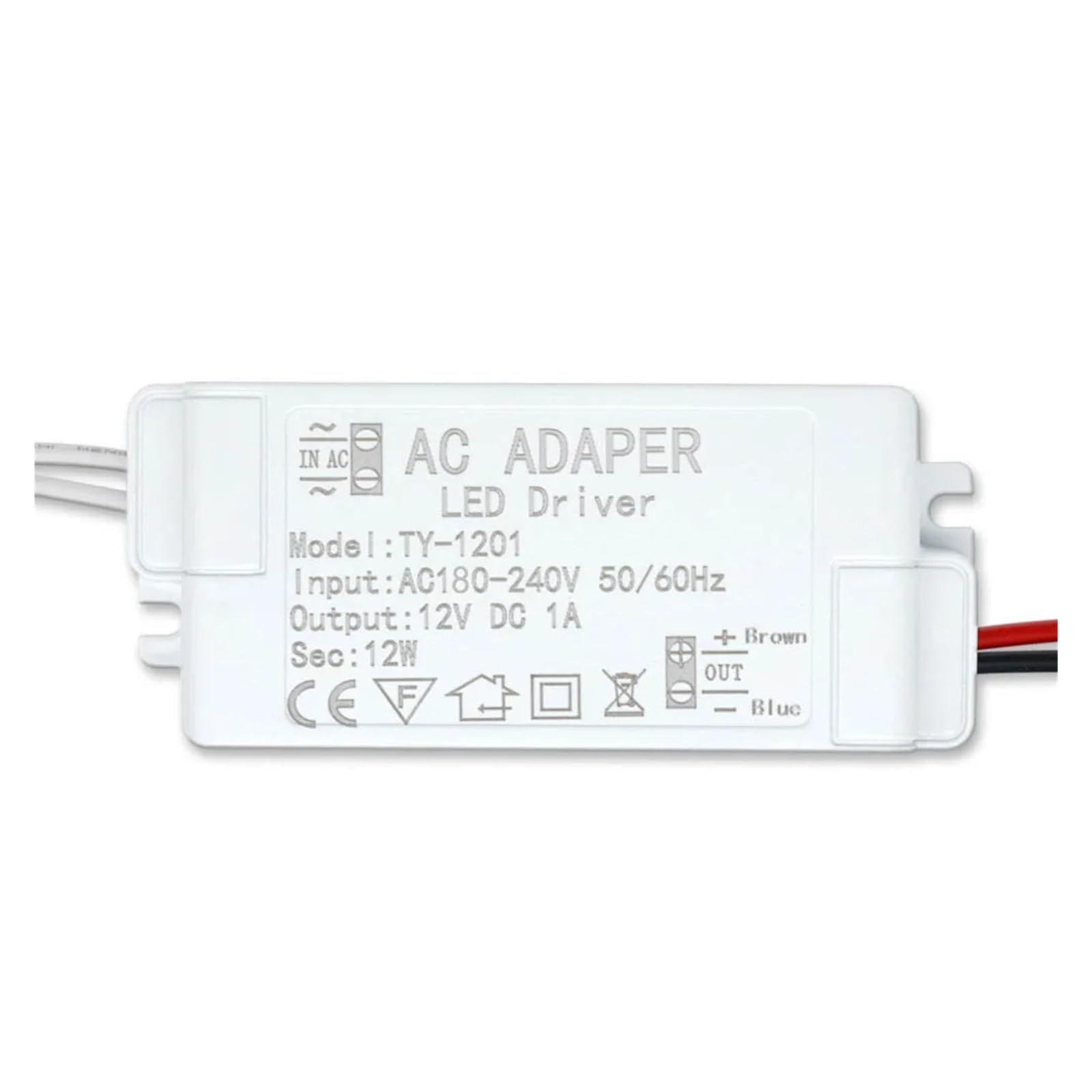 Alimentation LED 220 à 12V 1A pour contrôle de puissance éclairage - 6