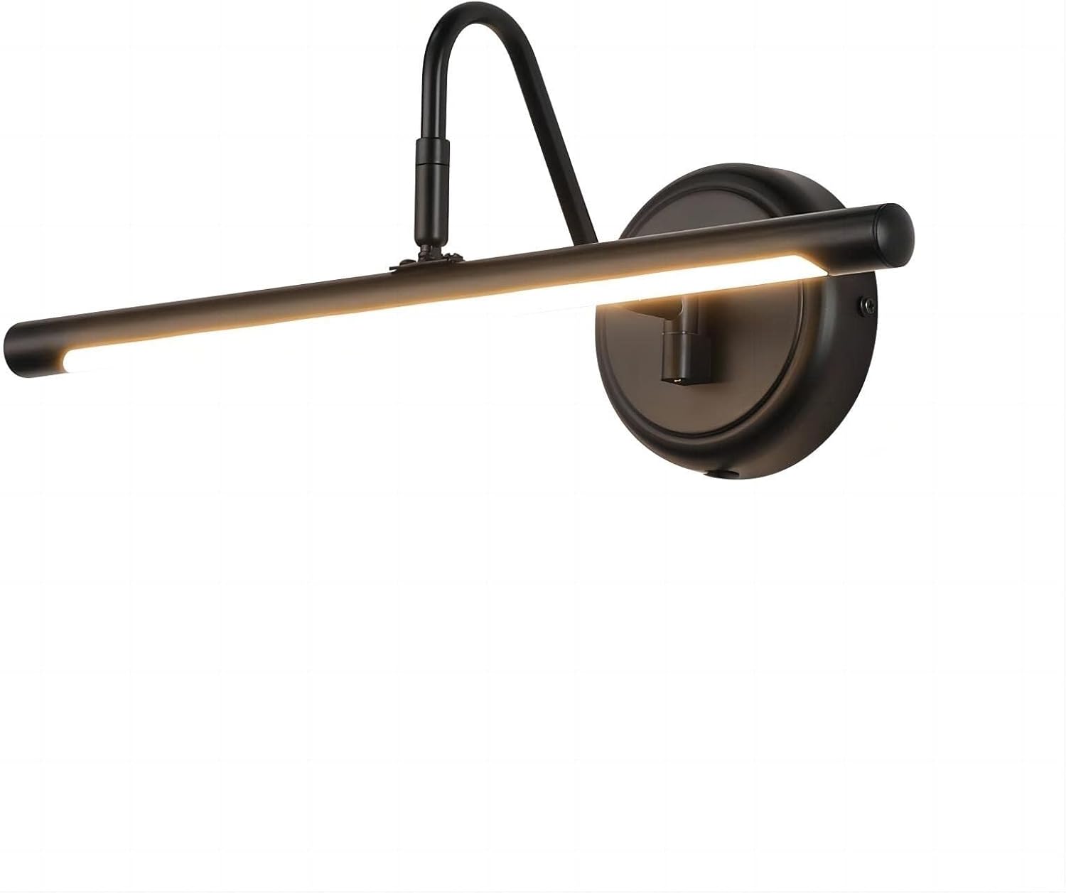 Modern Picture Lights 16.54'' Inch Brass for Painting Display Wall, Metal Artwork LED Wall Lamp,9W,Warm White 3000K,Hardwired Connection Swing Arm