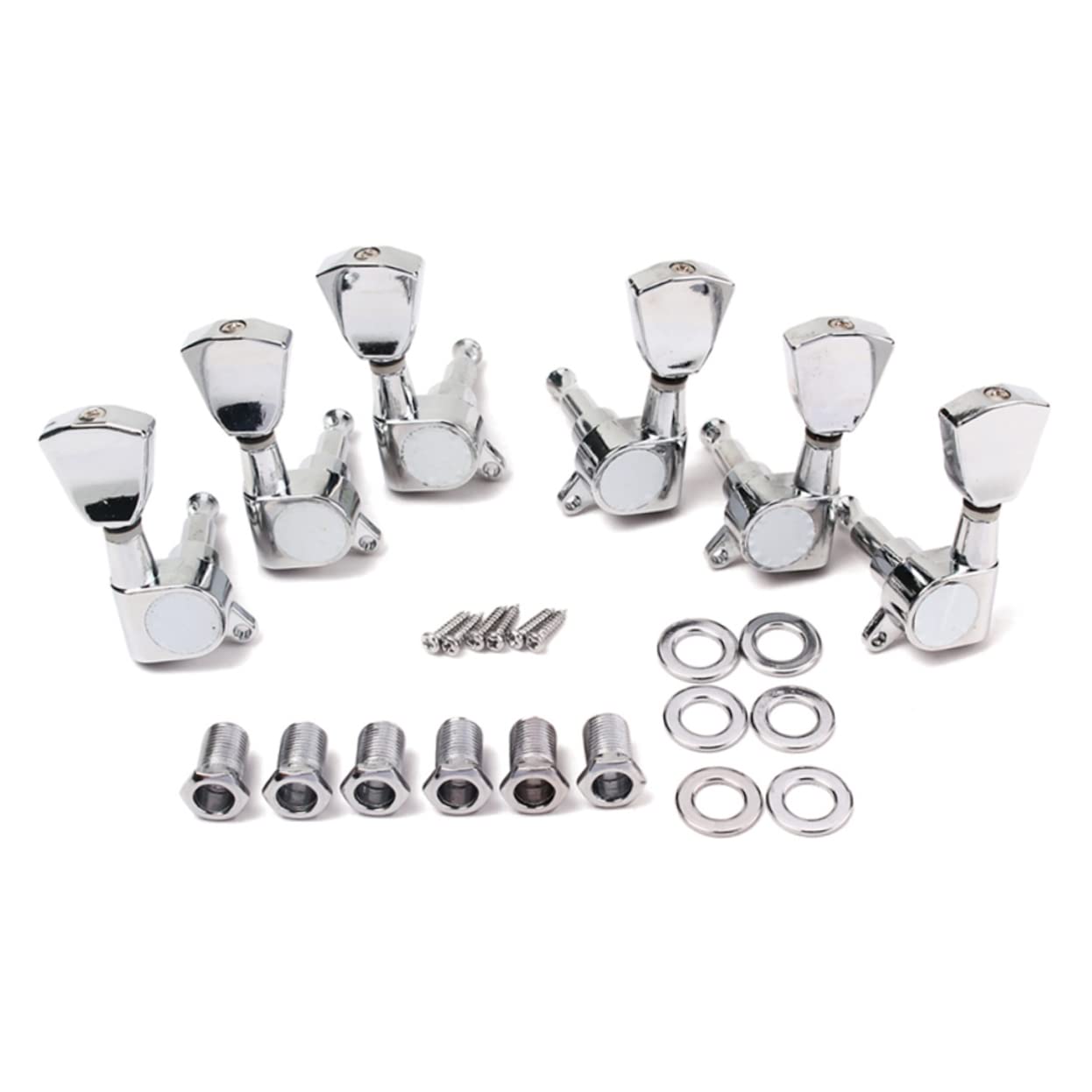 VINTORKY Guitar Tuning Pegs Set of 6 Locking Tuning Pegs for Acoustic Guitars (a-57 3l3r)