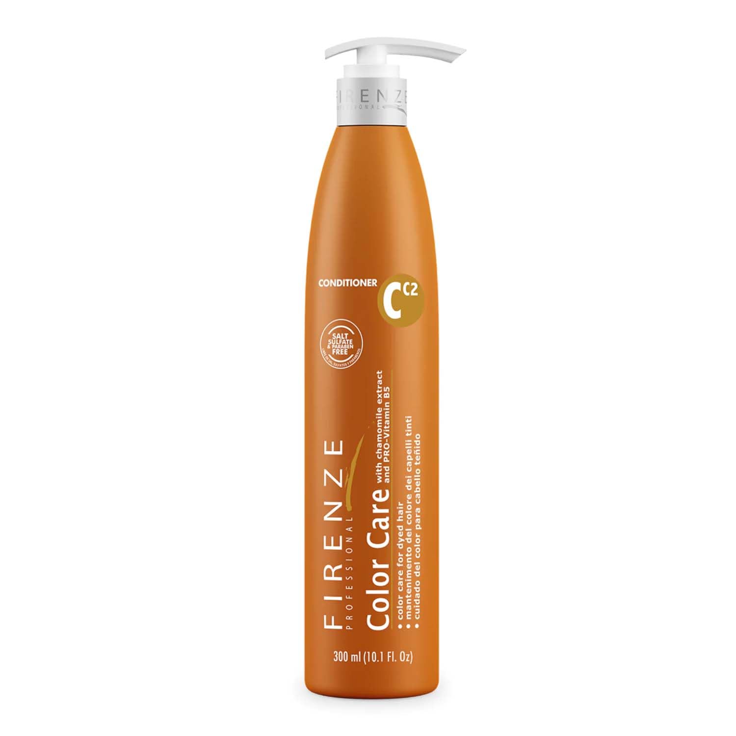 Firenze Professional Color Care Bundle 300ml (10.1 fl oz) Each – Color Protection Shampoo & Conditioner for Blonde, Highlighted & Color-Treated Hair – Sulfate, Salt & Paraben Free