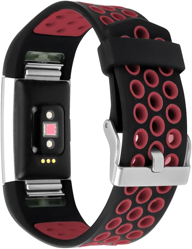 RedTaro Replacement Bands Compatible with Fitbit Charge 2 for Women Men, Classic & Special Edition Adjustable Sport Wristbands Large Small