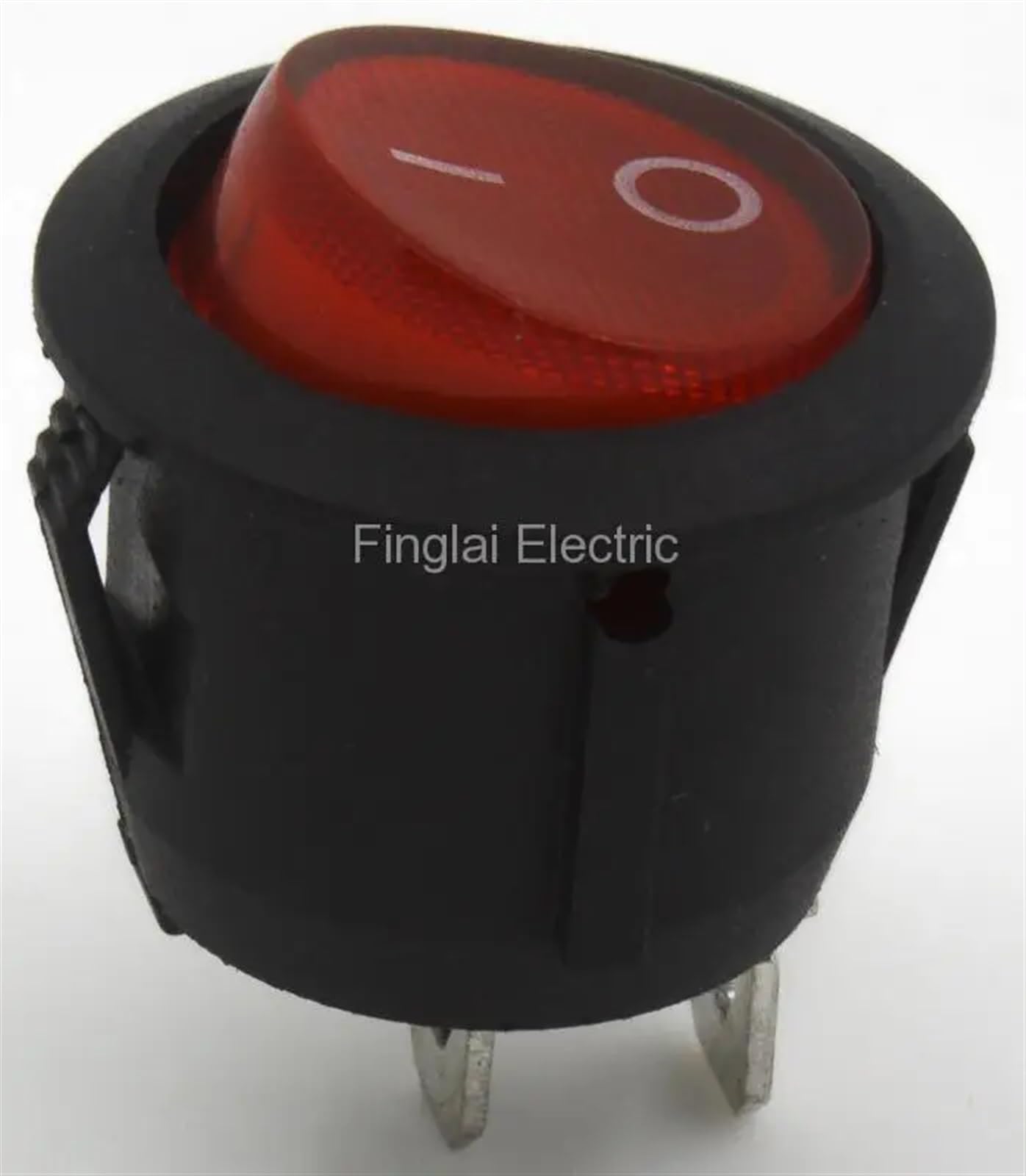 Interruptor basculante redondo KCD1-101-5 de 2 pines de 20 mm transparente ON OFF lote de 100
