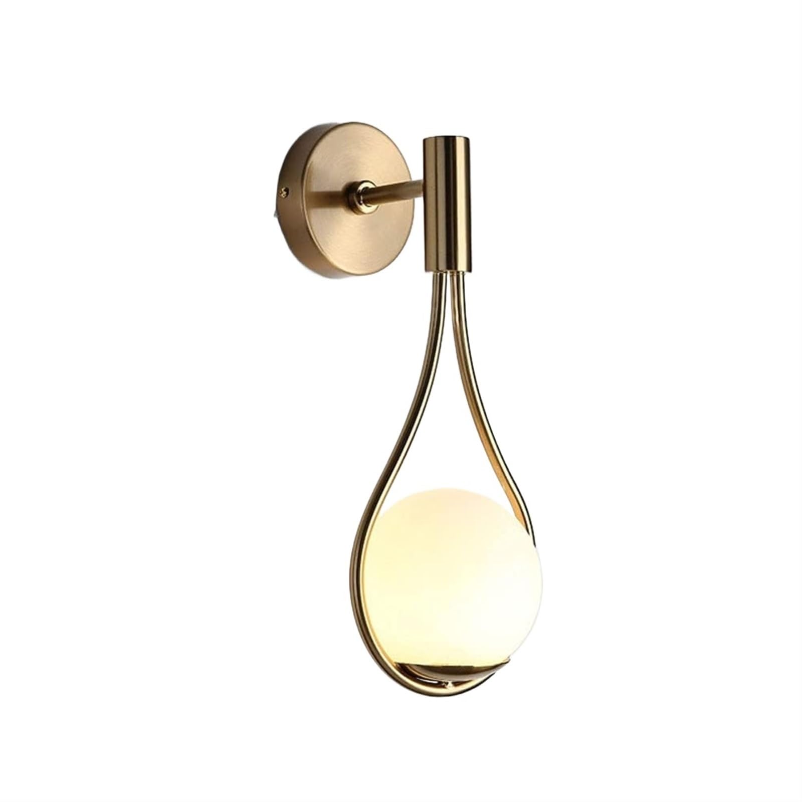 HYJAUSXB Mid-Century Modern Wall Sconce Wmmner d s Globe Lighting Slish Metal Headboard Fixture Ele Home Decor Vinta-Inspired Lamp