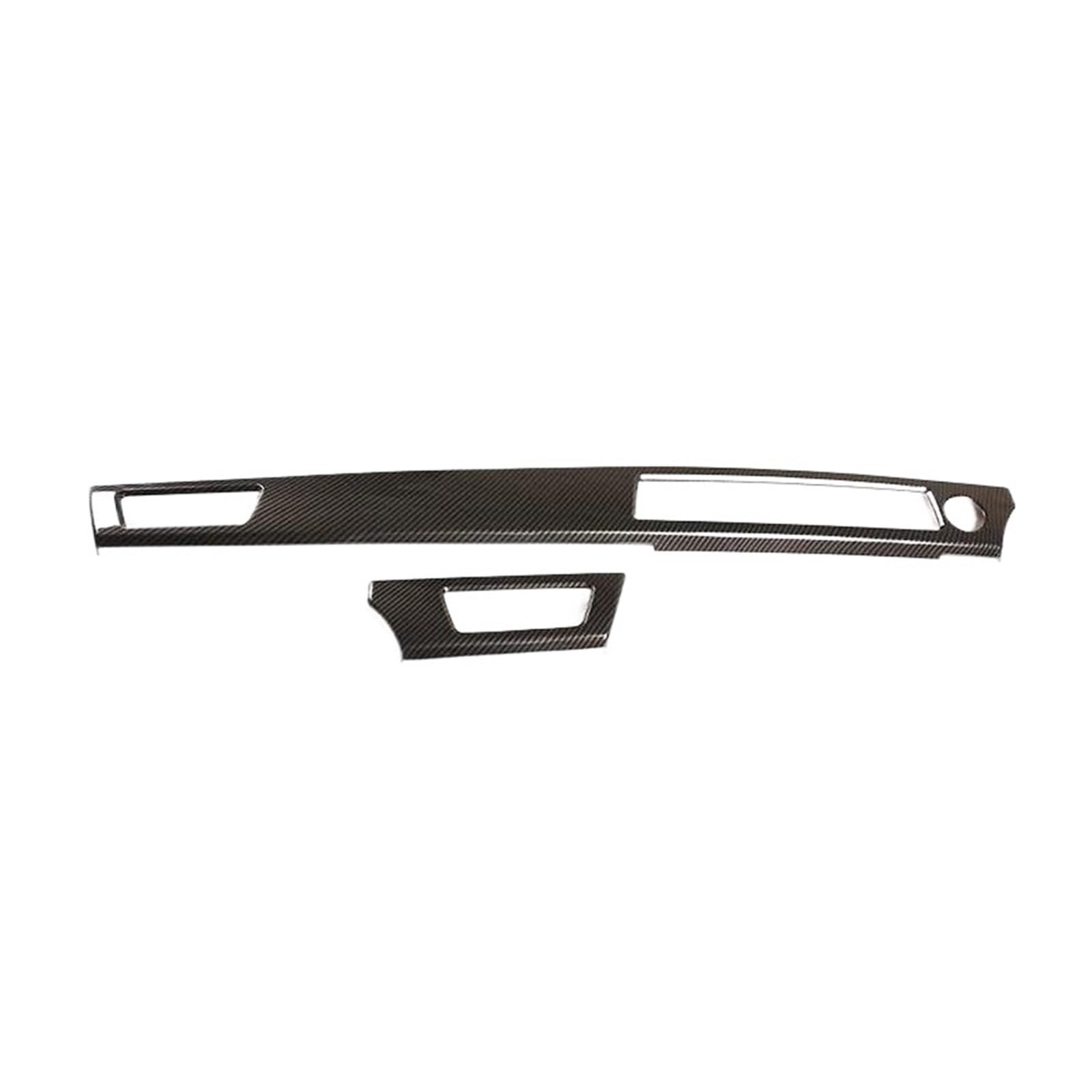 for 3 Series E90 2005-2012 ABS Car Interior Dashboard Panel Cover Trim Decoration Stickers MCQNDS(Style A Carbon Fiber)