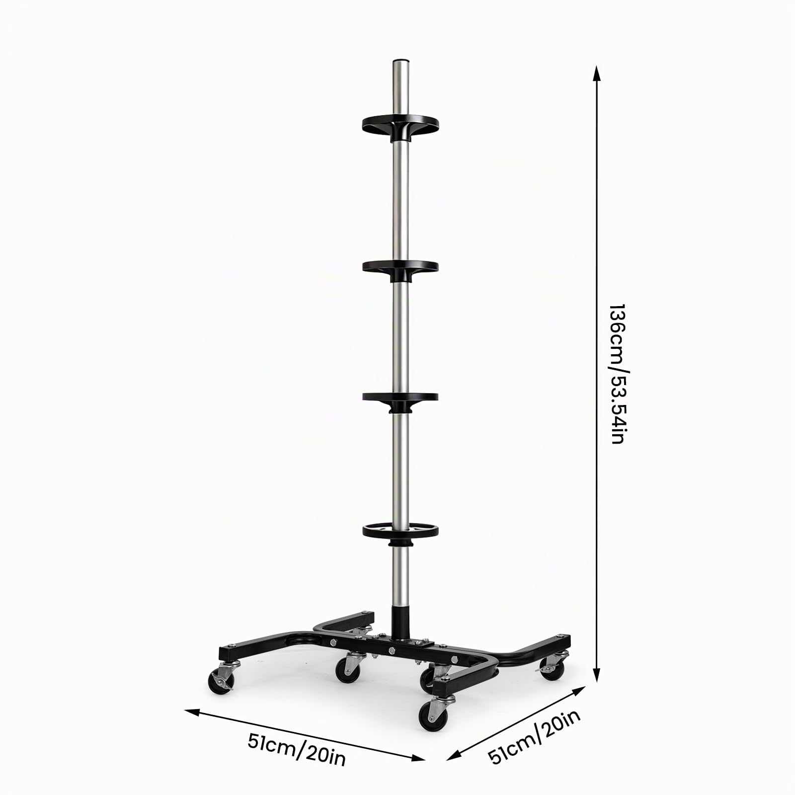Felgenbaum für Autoreifen Felgenbaum Fahrbar für Autoreifen bis 295 mm bis zu 4 Reifen - Reifenständer belastbar bis 150 kg inkl