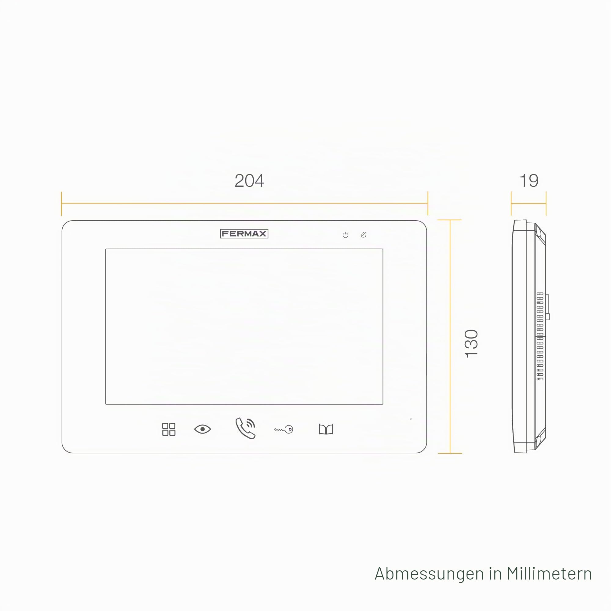 Fermax F1391 Video-Türsprechanlage, 7 Zoll (17,8 cm) SEE-U
