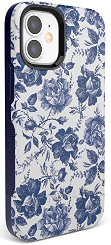 Casely Iphone 11 Floral Case | Rose To Fame | Blue & White Rose Case #TOP4