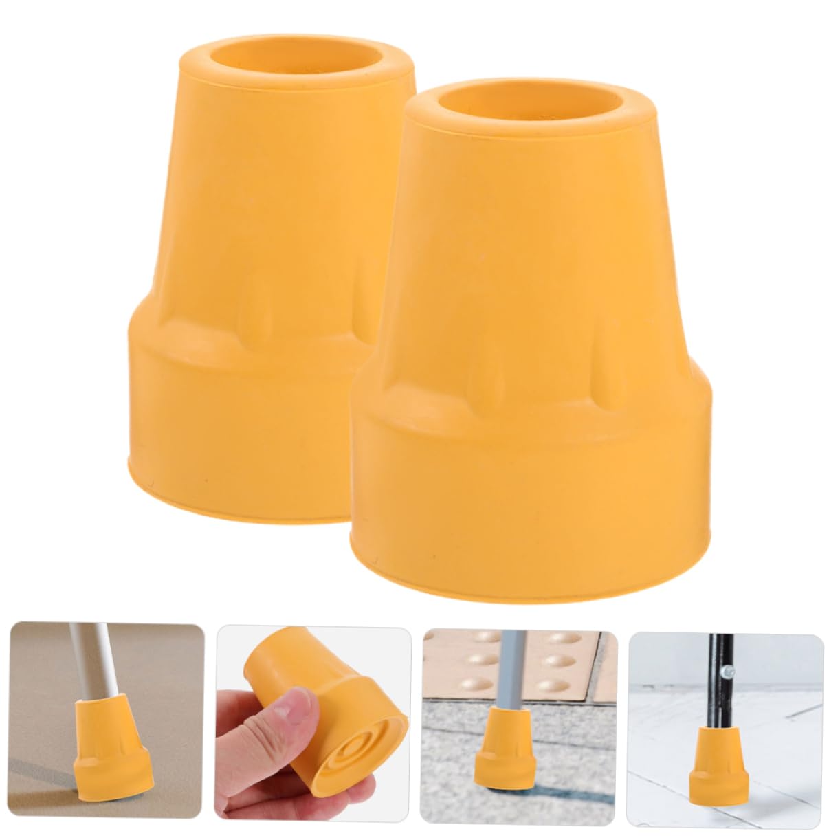 Healeved 10pièces Embouts Antidérapants Pour Cannes Accessoires De Remplacement Pour Bâtons De Marche Et Stabilité Pour Randonnée Et Trekking