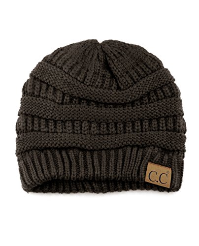 Image of Cambridge Select Thick Slouchy Knit Oversized Beanie Cap Hat